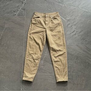 H&M Women’s Tan High Rise Mom Jeans